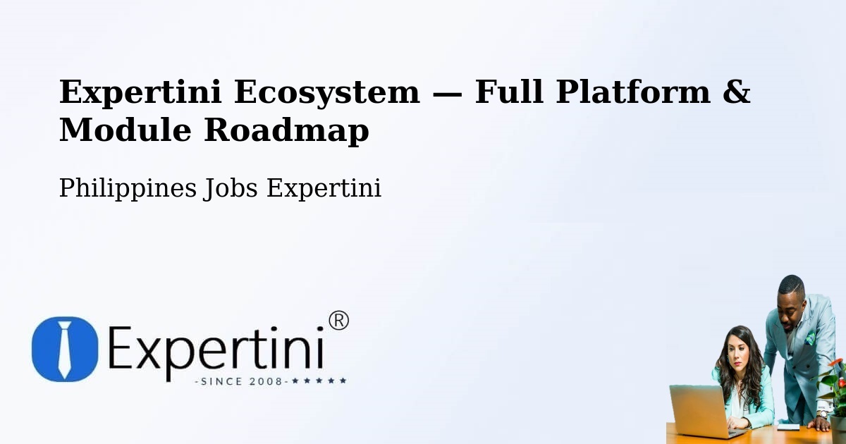 Expertini Ecosystem — Full Platform & Module Roadmap – Gumaca